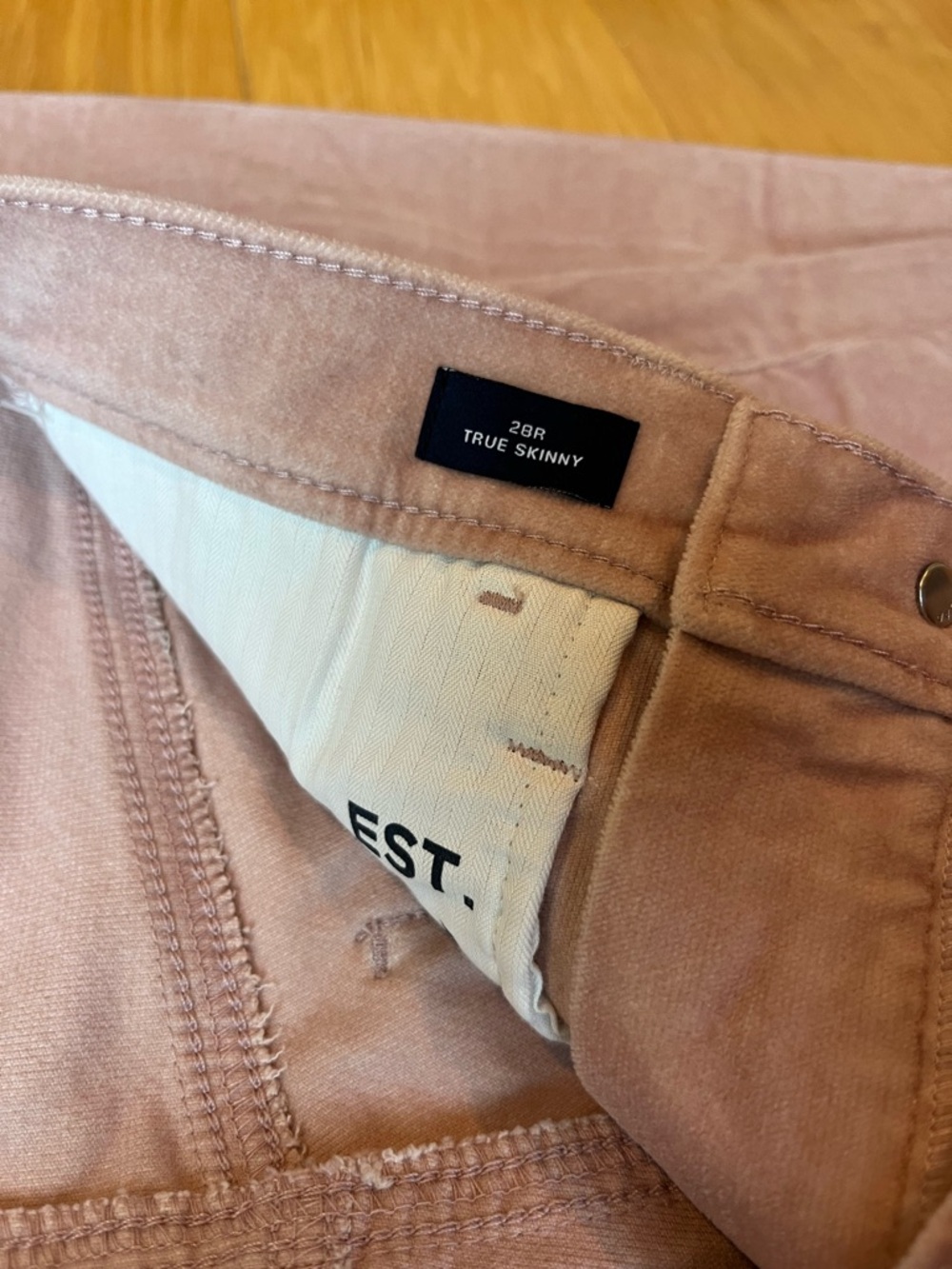 GAP Stretch Corduroy Pants - Blush Pink - Picture 4 of 7